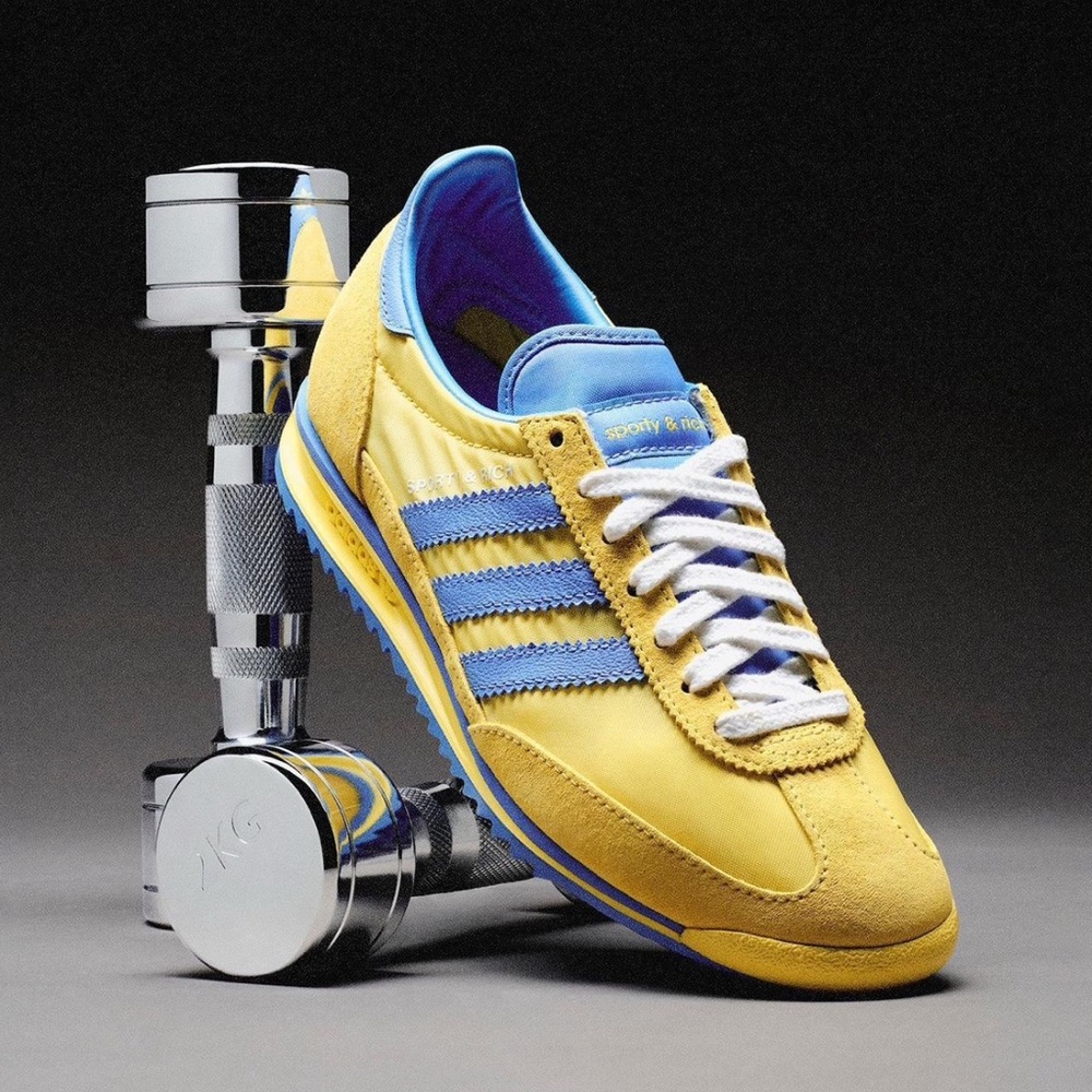 SPORTY & RICH X ADIDAS ORIGINALS
SL72 - Yellow/Blue
Brand new
Size 8 - Picture 2 of 8